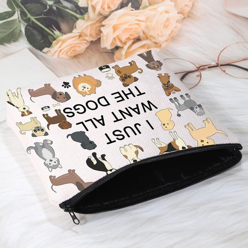 Dog Lover Gift - Dog Mom Cosmetic Bag ()